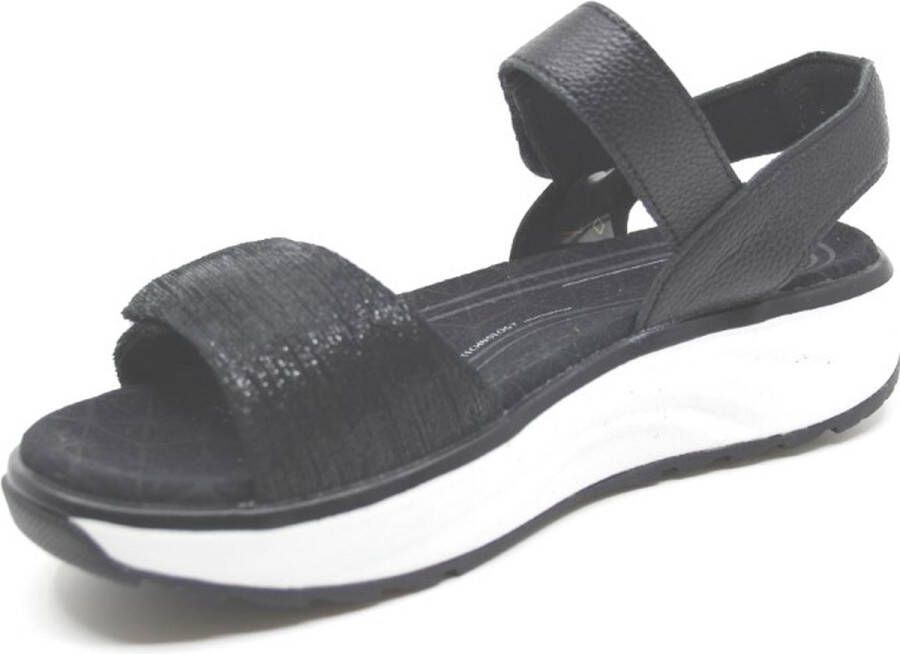 Joya FLORES BLACK 891san Zwarte sandaal wijdte H - Foto 2