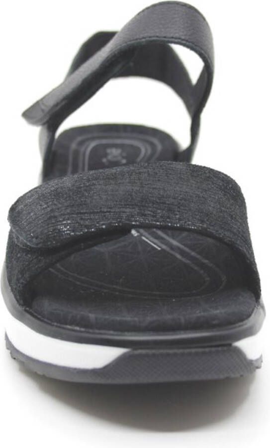 Joya FLORES BLACK 891san Zwarte sandaal wijdte H - Foto 4
