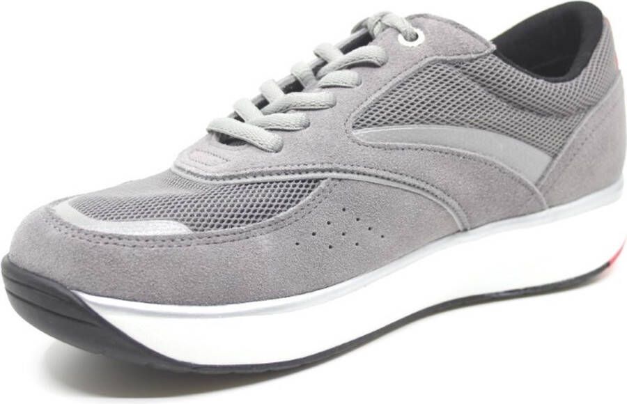 Joya SYDNEY II GREY 923SNE Lichtgrijze sneaker met schokdempende pu zool