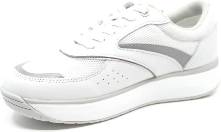 Joya SYDNEY II WHITE 922SNE Witte dames sneaker met schokdempende zolen wijdte H