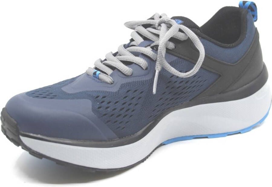 Joya VELOCE BLUE 252sne Blauwe heren sneaker met schokdempende PU zolen