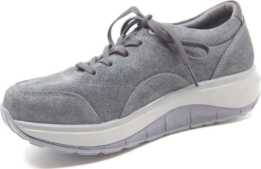 Joya Venice Dark Grey schokdempende veterschoenen