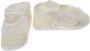 Junior joy Babyschoenen Newborn Meisjes Geel wit Met Kant - Thumbnail 2