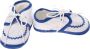 Junior joy Babyschoenen Newborn Junior Wit blauw - Thumbnail 1