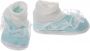 Junior joy Babyschoenen Hoog Newborn Meisjes Lichtblauw wit Met Kant - Thumbnail 3