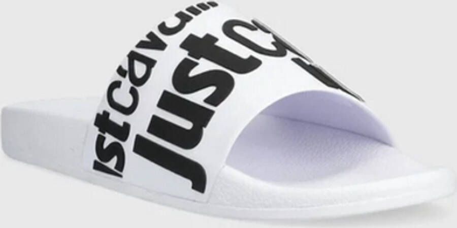 Just Cavalli Logo Slides Wit Heren