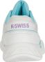 K-Swiss Bigshot Light 4 Dames Sportschoenen Tennis Smashcourt White Blue - Thumbnail 7