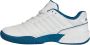 K-Swiss Bigshot Light 4 Hardcourt Schoenen Brilliant White Celestial Scuba Blue Heren - Thumbnail 7