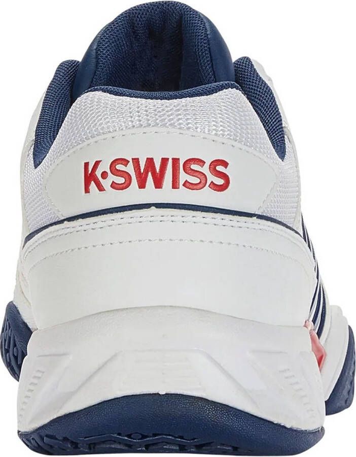 K-Swiss Bigshot Light Omni 4 tennisschoenen wit donkerblauw rood - Foto 6