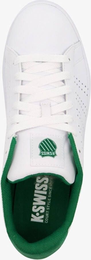 K-Swiss Court Casper leren heren sneakers wit