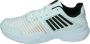K-Swiss Court Express hb tennisschoenen wit zwart rosé - Thumbnail 5