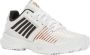 K-Swiss Court Express hb tennisschoenen wit zwart rosé - Thumbnail 6