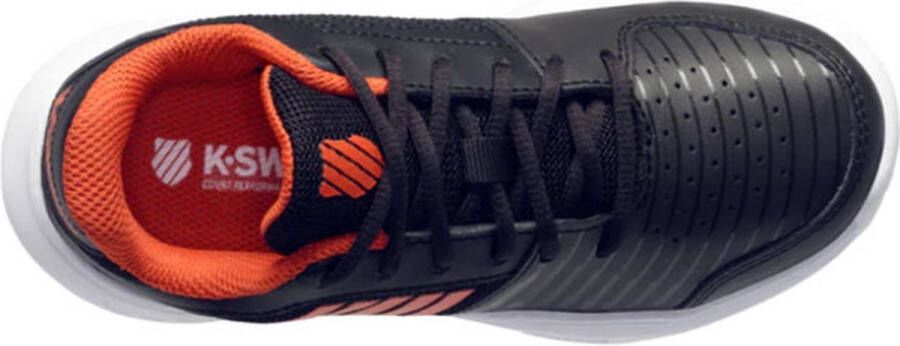 K-Swiss Court Express Omni Junior Sportschoenen Tennis Smashcourt Black Orange
