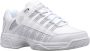 K-Swiss Court Prestir Dames Sportschoenen Tennis Smashcourt White Silver - Thumbnail 2