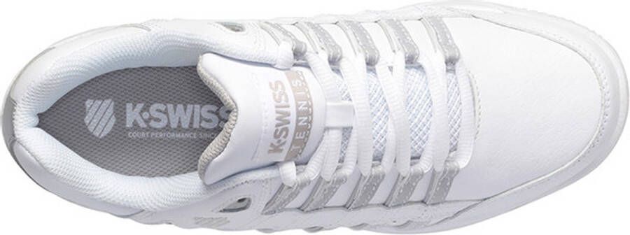 K-Swiss Court Prestir Dames Sportschoenen Tennis Smashcourt White Silver - Foto 5