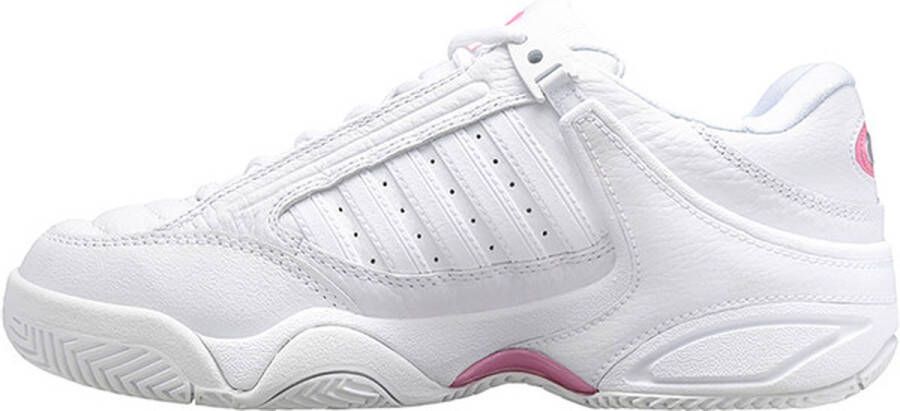 K-Swiss Defier Dames Sportschoenen Tennis Smashcourt White Pink
