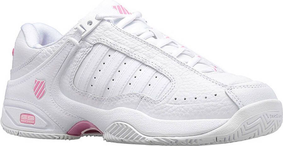 K-Swiss Defier Dames Sportschoenen Tennis Smashcourt White Pink