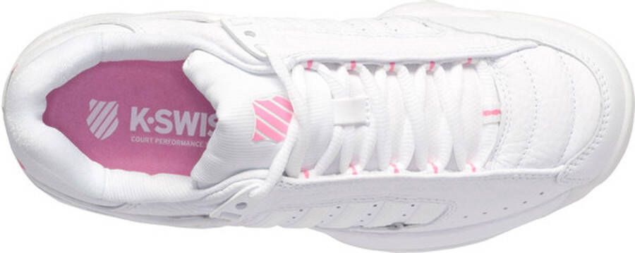 K-Swiss Defier Dames Sportschoenen Tennis Smashcourt White Pink