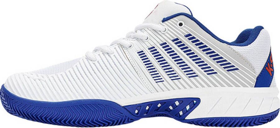 K-Swiss Express Light 2 Clay Heren Sportschoenen Tennis Smashcourt White Blue - Foto 4