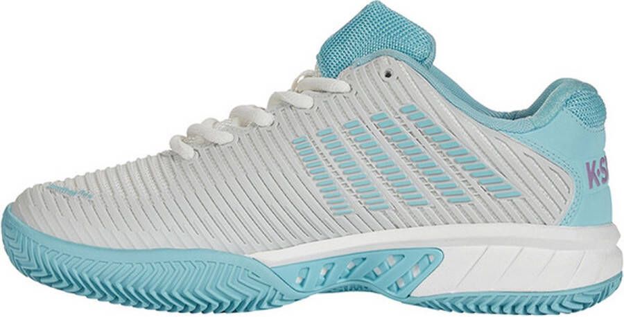 K-Swiss Hypercourt Express 2 Clay Dames Sportschoenen Tennis Smashcourt White Blue