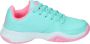 K-Swiss Court Express Omni Sportschoenen lichtblauw wit roze - Thumbnail 9