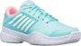 K-Swiss Court Express Omni Sportschoenen lichtblauw wit roze - Thumbnail 2
