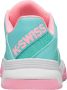 K-Swiss Court Express Omni Sportschoenen lichtblauw wit roze - Thumbnail 3