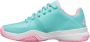 K-Swiss Court Express Omni Sportschoenen Meisjes lichtblauw wit roze - Thumbnail 5