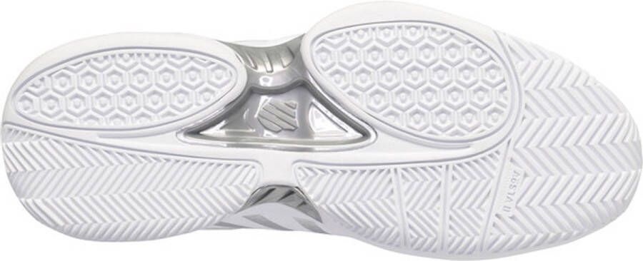K-Swiss Receiver V Dames Sportschoenen Tennis Smashcourt White Silver