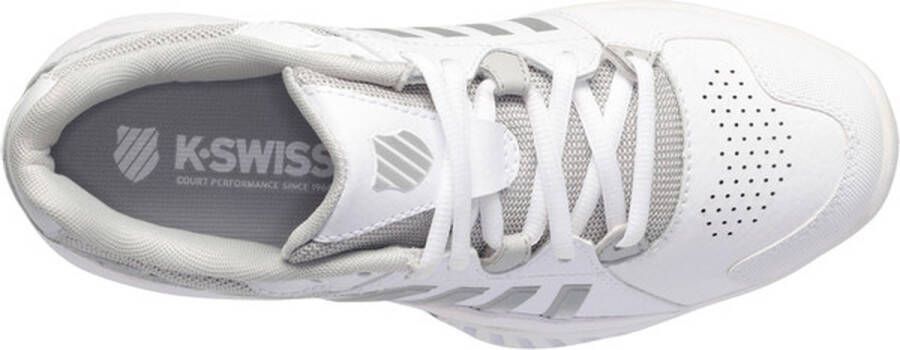 K-Swiss Receiver V Dames Sportschoenen Tennis Smashcourt White Silver