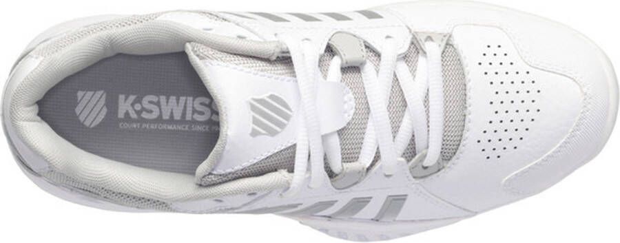 K-Swiss Receiver V Omni Dames Sportschoenen Tennis Smashcourt White Silver - Foto 9
