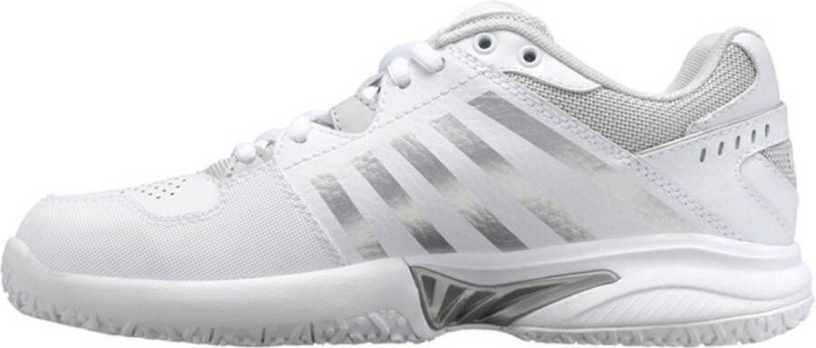 K-Swiss Receiver V Omni Dames Sportschoenen Tennis Smashcourt White Silver - Foto 6