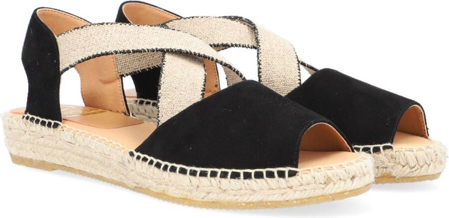 Kanna Ada Espadrilles Dames Zwart