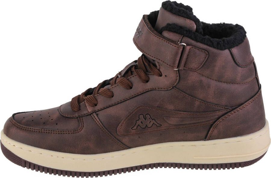 Kappa Bash Mid Fur 242799-5043 Mannen Bruin Sneakers
