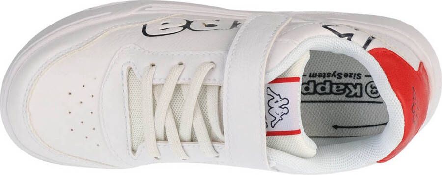 Kappa Yarrow K 260934K-1067 voor een jongen Wit Sneakers Sportschoenen