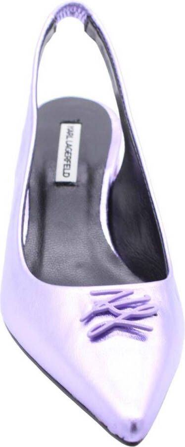 Karl Lagerfeld Peep Toe Peep Heel Purple