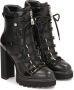 Kazar Avant-garde Booties met Decoratieve Vetersluiting Black Dames - Thumbnail 4