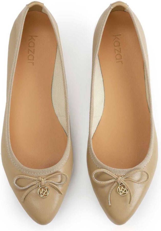 Kazar Beige ballerina's voor dames