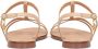 Kazar Beige leather ankle-strap ballerinas - Thumbnail 6