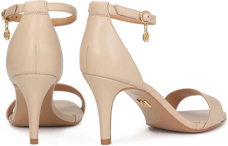 Kazar Beige leren sandalen met een lage stilettohak Beige Dames - Foto 3