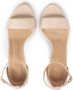 Kazar Beige leren stiletto sandalen met plateau - Thumbnail 5