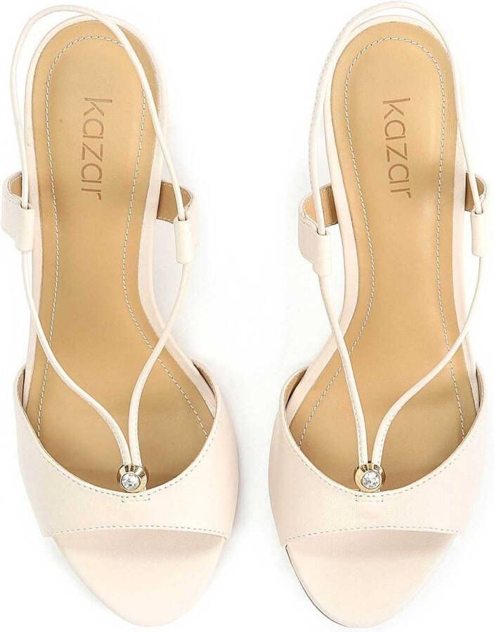 Kazar Dames leren sandalen Beige Dames - Foto 3