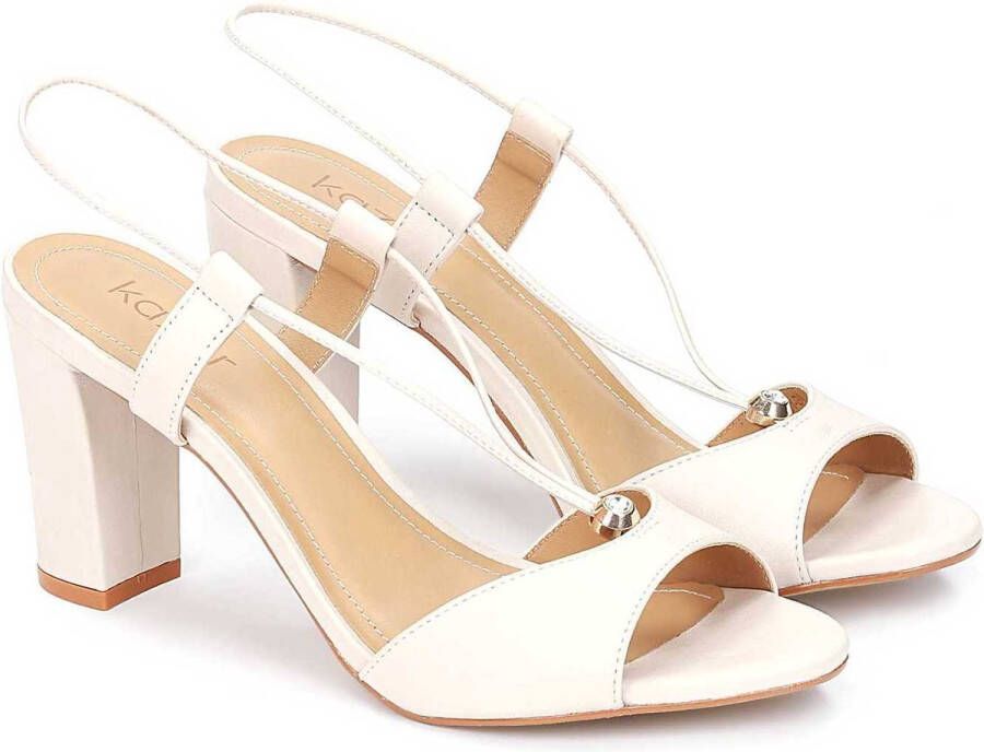 Kazar Dames leren sandalen Beige Dames - Foto 6