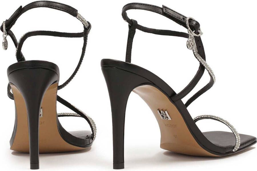 Kazar Black sandals with shiny straps