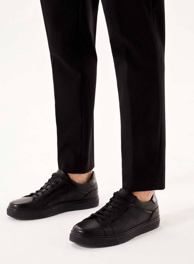 Kazar Black sneakers with a sports-style sole