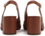 Kazar Bruine pumps op een paal met een open hiel Brown Dames - Thumbnail 2