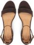 Kazar Zamszowe brązowe sandały z zakrytą piętą|53101-02-26|37 - Thumbnail 6