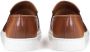 Kazar Chaussures décontractées en cuir brun pour hommes décorées de queues de pie - Thumbnail 3