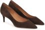 Kazar Donkerbruine pumps op een comfortabele lage hak Beige Dames - Thumbnail 4