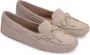 Kazar Dames comfortabele en tijdloze nubuck mocassins Beige Dames - Thumbnail 4
